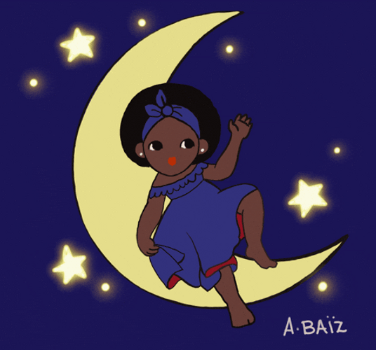 Buenas Noches Caricaturas GIF