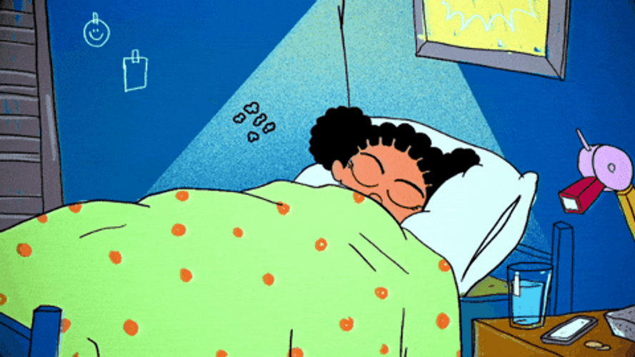 Buenas Noches Caricaturas GIF
