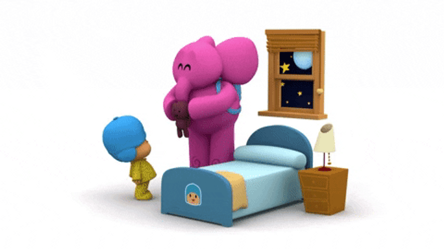 Buenas Noches Caricaturas GIF