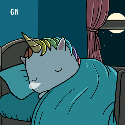 Buenas Noches Caricaturas GIF