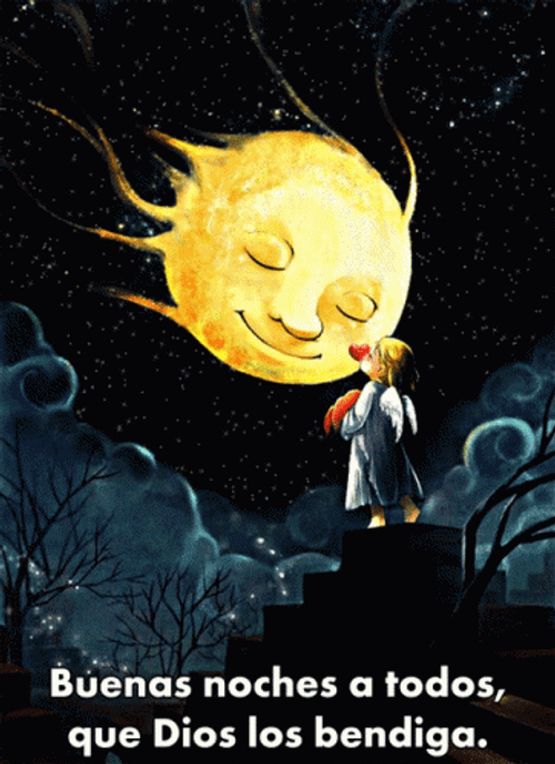 Buenas Noches Caricaturas GIF