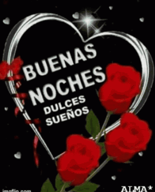 Buenas Noches Corazón GIF