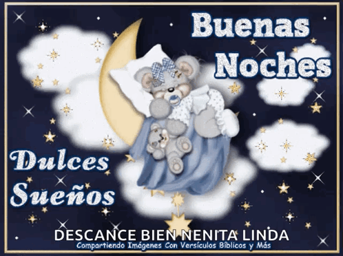 Buenas Noches Dulces Sueños 498 X 372 Gif GIF