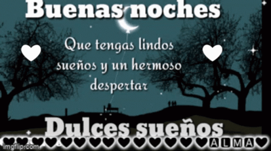 Buenas Noches Dulces Sueños GIF
