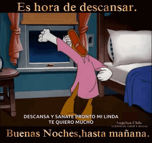 Buenas Noches Feliz Descanso 498 X 469 Gif GIF