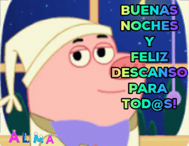 Buenas Noches Feliz Descanso GIF