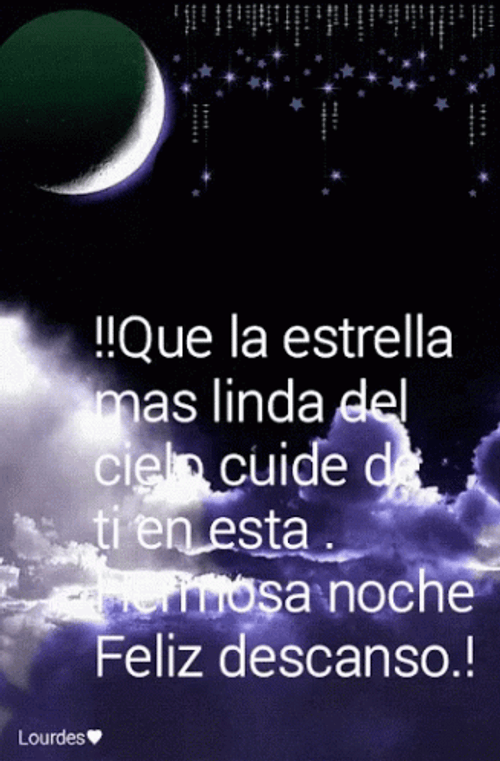 Buenas Noches Feliz Descanso GIF