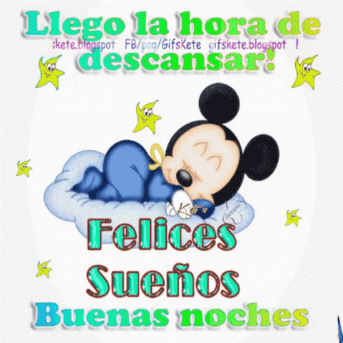 Buenas Noches Feliz Descanso GIF