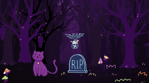 Buenas Noches Halloween 480 X 270 Gif GIF
