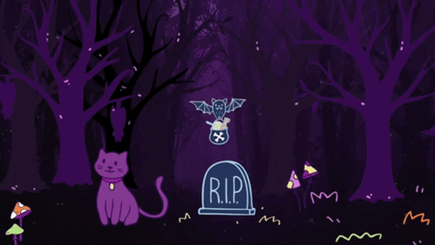 Buenas Noches Halloween GIF