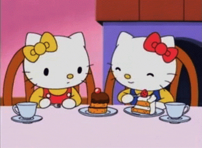 Buenas Noches Hello Kitty GIF