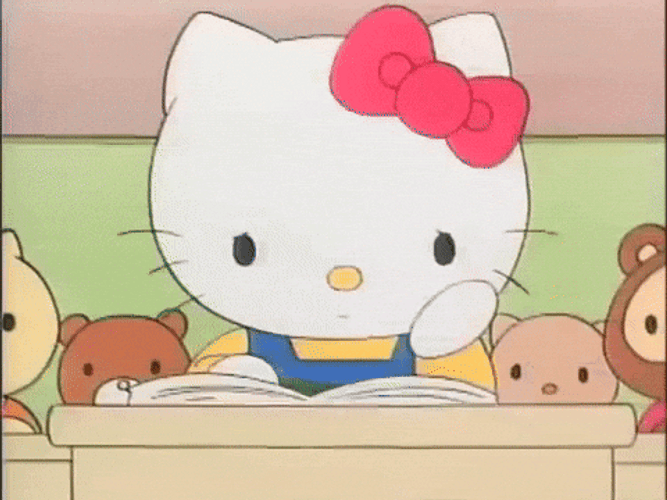 Buenas Noches Hello Kitty GIF