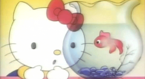 Buenas Noches Hello Kitty 480 X 262 Gif GIF