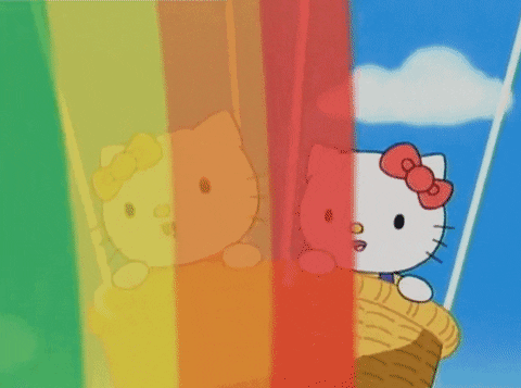 Buenas Noches Hello Kitty 480 X 357 Gif GIF