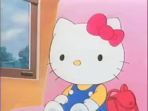 Buenas Noches Hello Kitty 480 X 360 Gif GIF