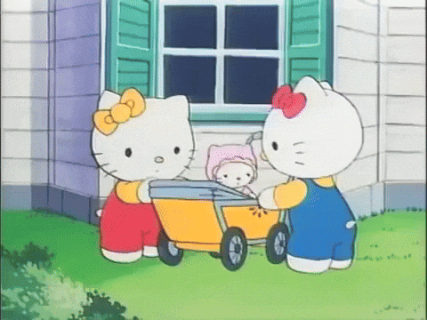 Buenas Noches Hello Kitty 480 X 360 Gif GIF