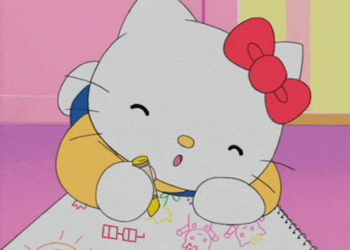 Buenas Noches Hello Kitty 498 X 356 Gif GIF