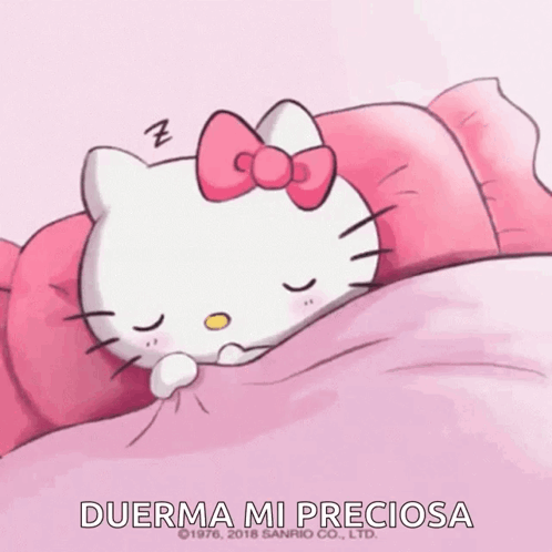 Buenas Noches Hello Kitty 498 X 498 Gif GIF
