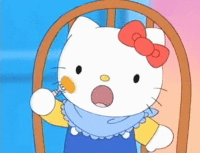 Buenas Noches Hello Kitty GIF