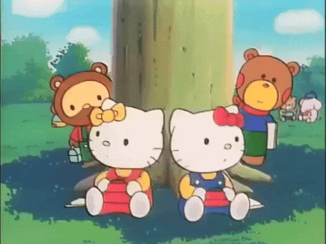 Buenas Noches Hello Kitty GIF