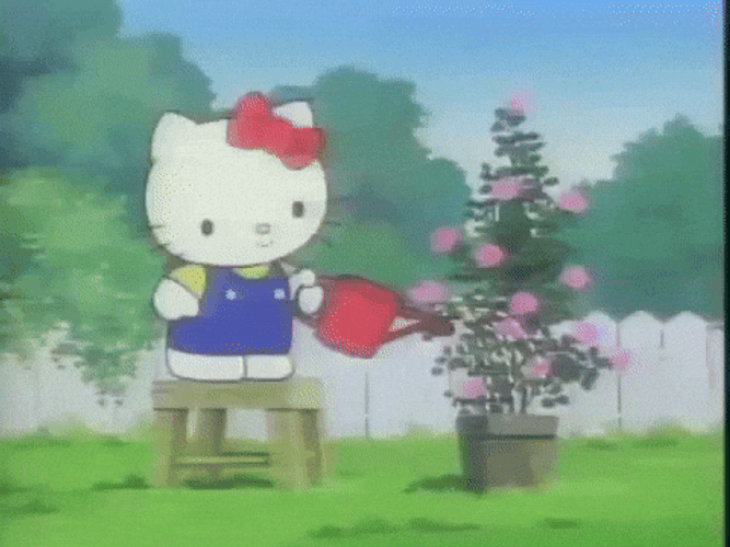 Buenas Noches Hello Kitty GIF