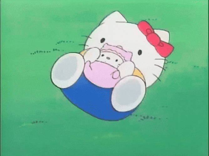 Buenas Noches Hello Kitty GIF