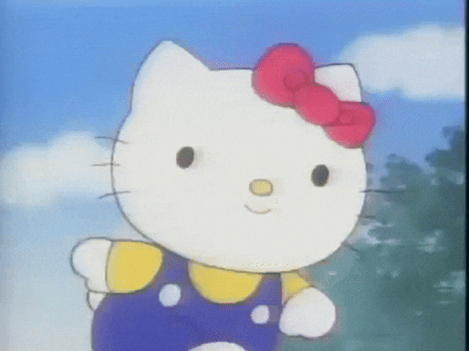 Buenas Noches Hello Kitty GIF