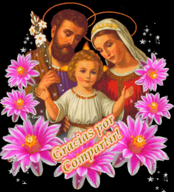 Buenas Noches Holy Family GIF