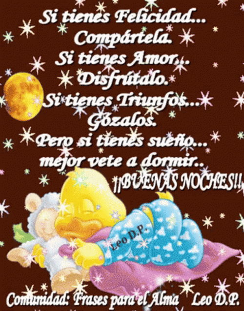 Buenas Noches Lunes GIF