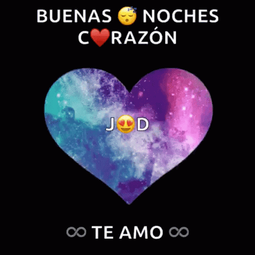 Buenas Noches Mi Amor Corazon Te Amo GIF