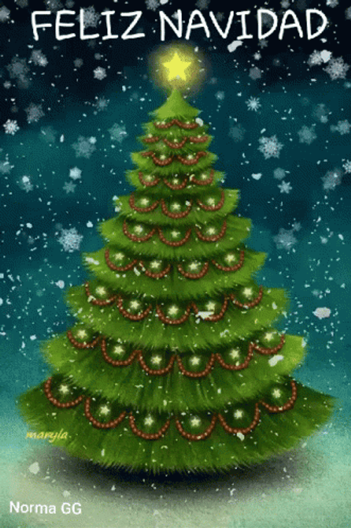 Buenas Noches Navideñas GIF