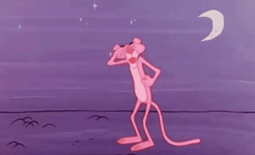 Buenas Noches Pantera Rosa GIF