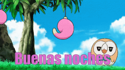 Buenas Noches Sleepy Owl GIF