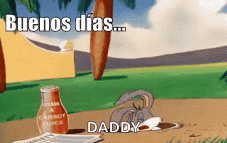Buenos Dias Bugs Bunny GIF