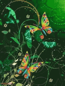 Buenos Dias Con Mariposas 220 X 292 Gif GIF