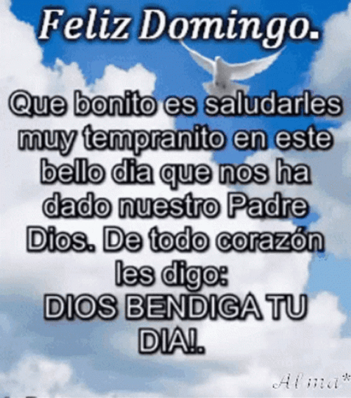 Buenos Dias Domingo GIF
