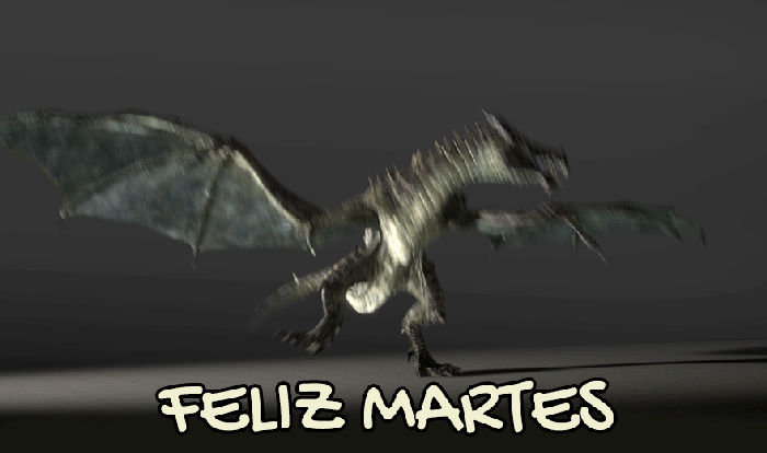 Buenos Dias Feliz Martes Happy Dancing Dragon GIF