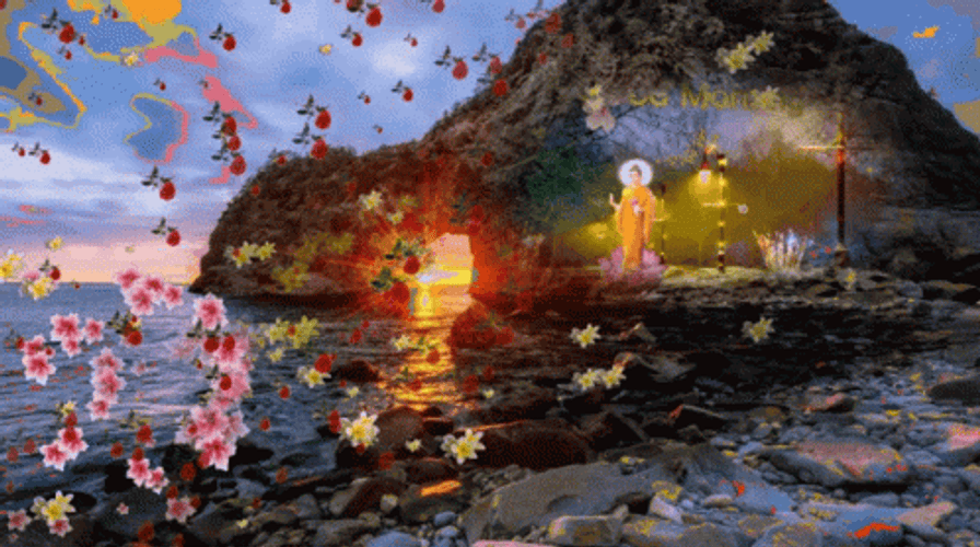 Buenos Dias Flores GIF