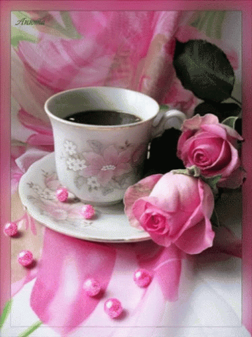 Buenos Dias Flores GIF