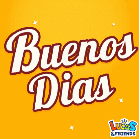 Buenos Dias Lucas & Friends Yellow Background