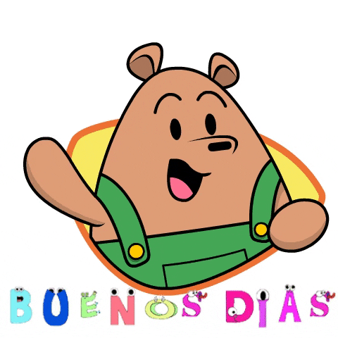 Buenos Dias Mi Amor Bear Pants GIF