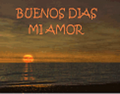 Buenos Dias Mi Amor Te Amo GIF
