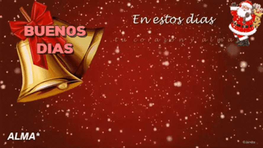 Buenos Dias Navideños GIF