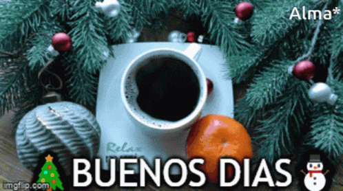 Buenos Dias Navideños 498 X 278 Gif GIF