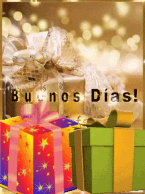 Buenos Dias Navideños GIF