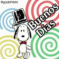 Buenos Dias Snoopy 200 X 200 Gif GIF