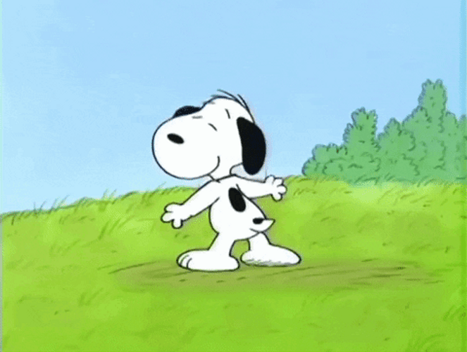 Buenos Dias Snoopy GIF