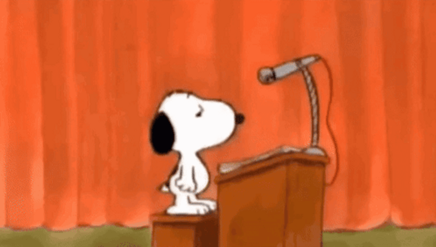 Buenos Dias Snoopy GIF