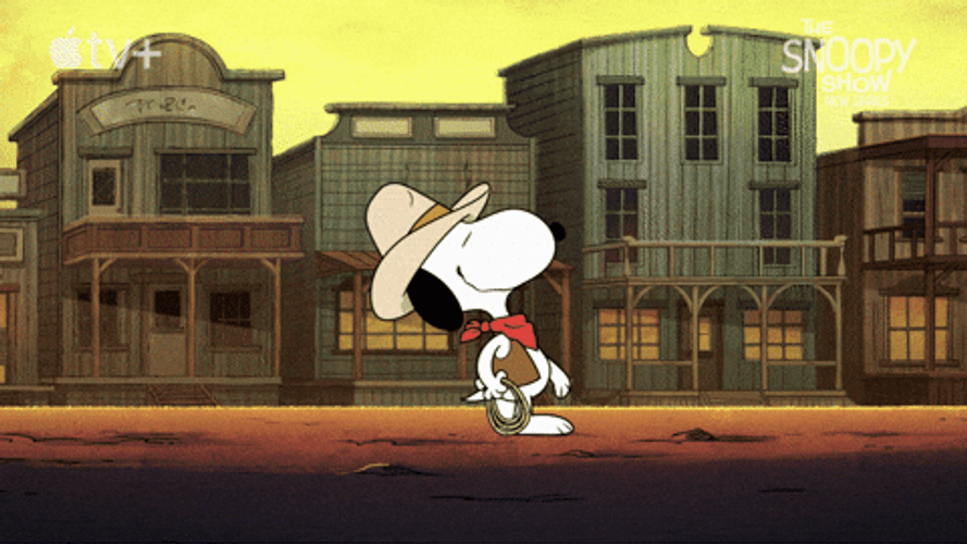 Buenos Dias Snoopy GIF