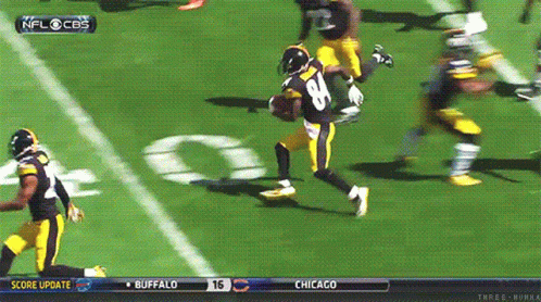 Buffalo And Chicago Football Kickoff GIF